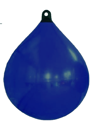 Allpa Solid Head Buoy, Ø450, L=620mm, Dark Blue With Black Head (Size 2) - 059561 1 - 9059562