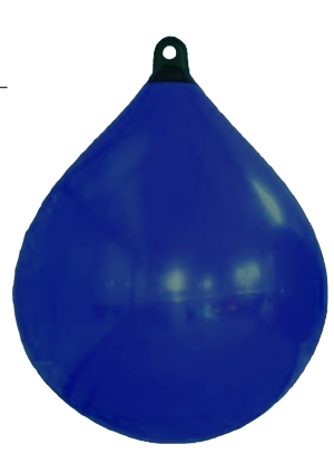Solid Head Buoy, &Oslash;550, L=730mm, Dark Blue With Black Head (Size 3) - 059561 2 - 9059563
