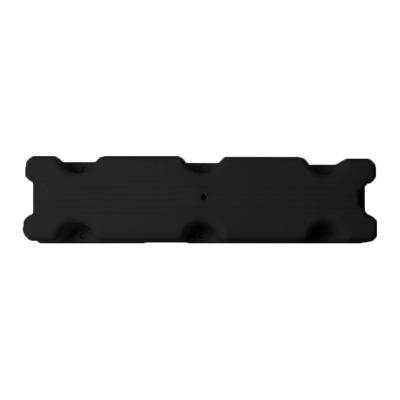 Block Fender, 100x12x7cm, 1,8kg, Black (Size 2) - 059714 72dpi - 9059714