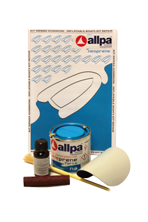 2-Components Repair Kit For Neoprene-Hypalon Boats, Light Grey - 061105 - 9061105