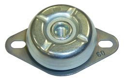 Vibration Mount, 60&deg; Shore, Inner Thread M8, Dims. 85x54x25mm, Max. 600n (Stiffness 180n/Mm) - 063100 72dpi - 9063100