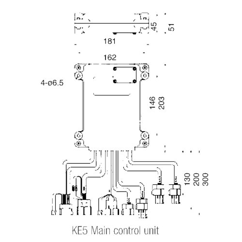 NHK MEC KE-5/KE-7XG Harness shift 5m (NM0640-05) - 064955 1 72dpi - 9064955