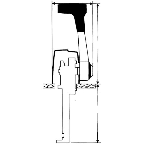Seastar Dual Action Top Mount Control A80, Standard - 065001 1 72dpi - 9065001
