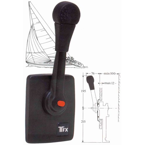 SeaStar Dual Action Side Mount Control B80/S, for Sail Boats - 065006 72dpi - 9065006