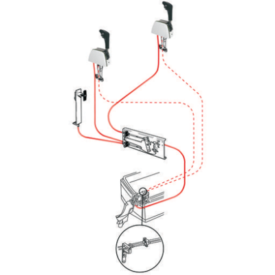 Seastar Mounting Kit For Shut-Off Cable - 065111 72dpi - 9065111