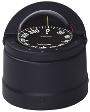 Ritchie Compass Model 'Navigator Dnb-200', Binnacle Mount Compass, 12v, Dial &Oslash;114,3mm/5&deg;, Black - 067091 72dpi - 9067091