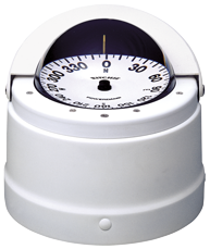 Ritchie Compass Model 'Navigator Dnw-200', Binnacle Mount Compass, 12v, Dial &Oslash;114,3mm/5&deg;, White - 067092 72dpi - 9067092