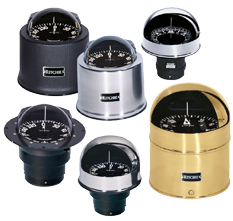 Ritchie Compass 'Globemaster Fd-500-X', 12/24/32v, Flush Mount, Ø127mm/2 Of 5°, Brass (Power) - 067350 - 9067372