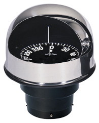 Ritchie Compass 'Globemaster Fd-500-Ep', 12/24/32v, Flush Mount, Ø127mm/2 Of 5°, Stainless Steel (Sail) - 067374 72dpi - 9067374