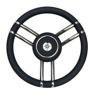 Steering Wheel "Type 28" Black with PU rim, &oslash;=350mm - 068730 72dpi - 9068730