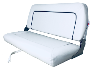 Springfield Folding Bench 'Coach De Luxe Twin', White; Dim. 51x94x44cm - 069221 b 2  - 9069221