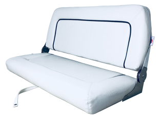 Springfield Folding Bench 'Coach De Luxe Twin', White; Dim. 51x94x44cm - 069221 b 2  - 9069221
