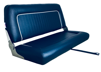 Springfield Folding Bench 'Coach De Luxe Twin', Navy; Dim. 51x94x44cm - 069222 - 9069222