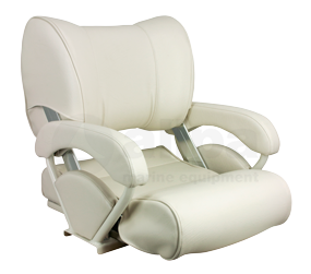 Springfield Boat Chair Model 'Twin 46' Flip-Back & Up, White - 069231 0 72dpi - 9069231