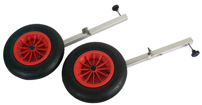 Stainless Steel Launching Wheels Set, Type 'Ibis', Removable - 069305 72dpi - 9069305