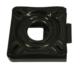 Removable Painted Steel Swivel (360&deg;) Without Lock, Black - 069437 72dpi - 9069437