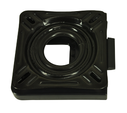 Removable Painted Steel Swivel (360&deg;) Without Lock, Black - 069437 72dpi - 9069437