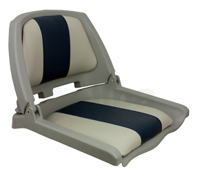 Springfield Boat Chair Model 'Traveller', Folding, Grey/Navy - 069450 0 72dpi - 9069450