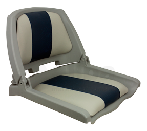 Springfield Boat Chair Model 'Traveller', Folding, Grey/Navy - 069450 0 72dpi - 9069450