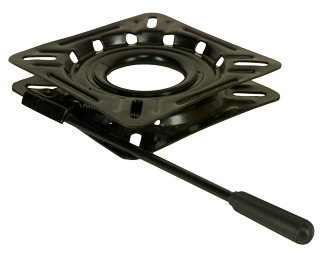 Springfield Painted Steel Seat Swivel With Lock, Black - 069474 72dpi - 9069474