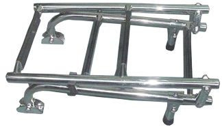 Stainless Steel Bathing Ladder, 3+2-Steps With Plastic Steps, Unfolded 235x1085mm, Tube &Oslash;22mm - 069802 72dpi - 9069802