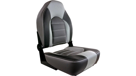 Springfield Fishmaster Folding Chair, Grey/Charcoal, Pinchless - 069937 72dpi - 9069937