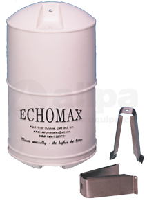 Allpa Echomax Em230 Midi Radar Reflector With Stainless Steel Mast Brackets, White - 070411 0 72dpi - 9070411