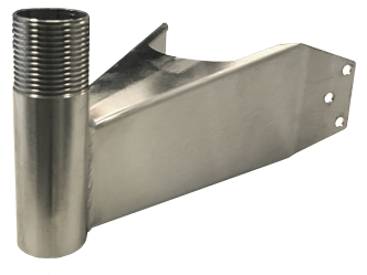 Stainless Steel Ocean Offset Mast Bracket For Echomax Active X & Xs-Band (Rte) - 070506 72dpi - 9070506