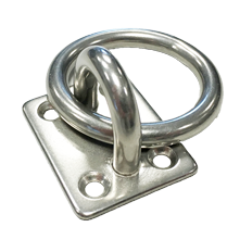 Boat Docking Ring Stainless Steel 316 &Oslash;8mm, Base 50x40mm - 072616 72dpi - 9072616