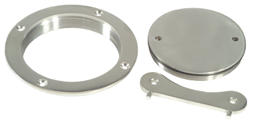 Allpa Stainless Steel Inspection Hatch, 4" (102mm) With Key - 072671 72dpi - 9072671