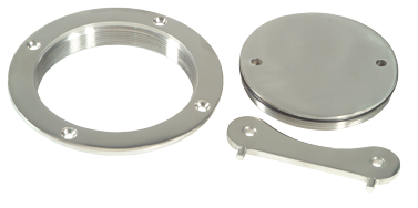 Stainless Steel Inspection Hatch, 4" (102mm) With Key - 072671 72dpi - 9072671