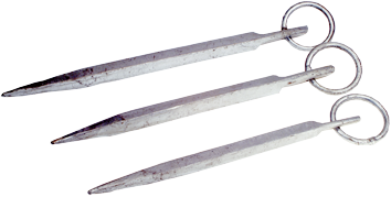 Zinc Steel Mooring Pin With Ring, T-Shape, L=500mm - 072690 72dpi - 9048501