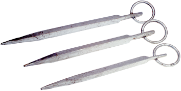 Zinc Steel Mooring Pin With Ring, L=350mm, &Oslash;20mm - 072692 72dpi - 9072692