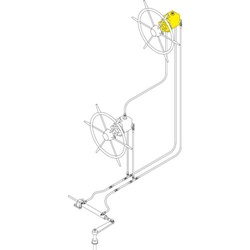Seastar Set For System-6/151kgm, For 2nd Station - 074151 2 72dpi - 9074151/2