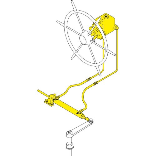 Seastar Capilano Hydraulic Inboard Steering System-6/151kgm - 074151 72dpi - 9074151