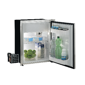 Stainless Steel Refrigerator, Built-In 'Sea Steel' 'C75lx' 75l (Freezer 10,2l) 12/24v, Ext. Cooling Unit - 075572 72dpi 1 - 9075572
