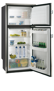 Stainless Steel Refrigerator Built-In 'Sea Steel' 'Dp2600ix', 230l (Freezer 60l) 12/24v, Int. Cooling Unit - 075607 72dpi - 9075607