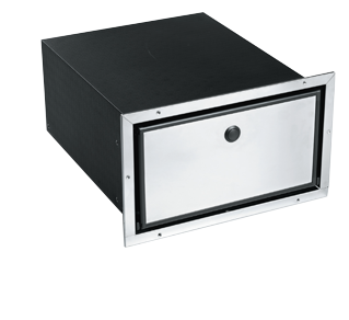 Portable Refrigerator, Built-In 'Sea Special' Model "Brk35px" 35l, 12/24v, Ext. Cooling Unit - 075702 72dpi - 9075702