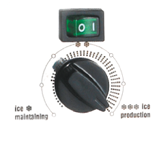Stainless Steel 'Ice Maker' Model 'Im Classic Hydro P', 230v, 24l, 26kg, 140w/H - 075750knop 72dpi - 9075750