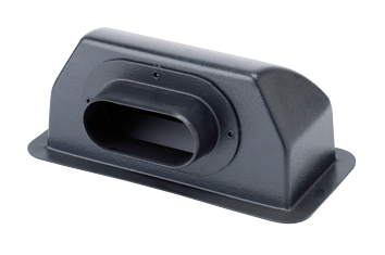 Flow Transition With Backmount Ring, &Oslash;127mm, For Marine Air Conditioning System - 075980 72dpi - 9075980
