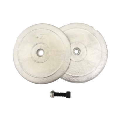 Zinc Round Anode For Rudder &Oslash;125mm (Pair Of 2) - 077907 72dpi - 9077907