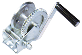 Zinc Plated Trailer Winch 4.1:1, Pull 635kg, 1-Speed - 078002 72dpi - 9078002