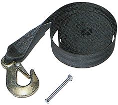 Trailer Winch Webbing With Hook, 7500x50mm (Breaking Force 2200kg) - 078012 72dpi - 9078012
