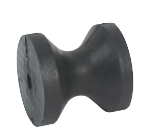 Allpa Bow Roller, 76xø76mm, Hole Ø12mm (Moulded Rubber) - 078020 72dpi - 9078020