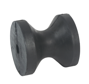 Bow Roller, 76x&oslash;76mm, Hole &Oslash;12mm (Moulded Rubber) - 078020 72dpi - 9078020