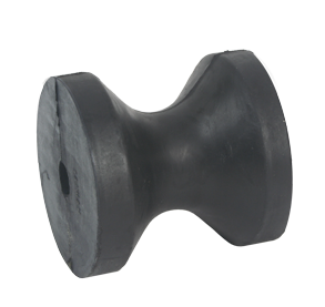 Bow Roller, 76x&oslash;76mm, Hole &Oslash;12mm (Moulded Rubber) - 078020 72dpi - 9078020