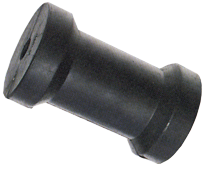 Keel Roller, L=102mm, Hole &Oslash;10mm (Moulded Rubber) - 078021 72dpi - 9078021