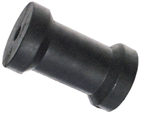 Keel Roller, L=127mm, Hole &Oslash;16mm (Moulded Rubber) - 078022 72dpi - 9078022