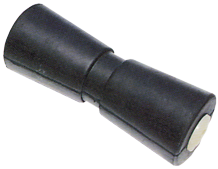 Rubber trailer rollers