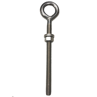 Stainless Steel Brass Plated Eye Bolt With Fixed Eye M-6, L=60mm - 078420 - 9078420